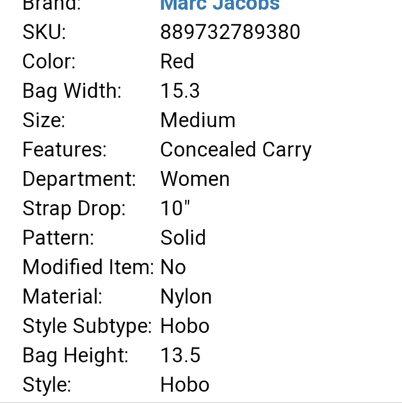 Marc Jacobs Trooper Nylon Hobo Bag - Picture 12 of 13